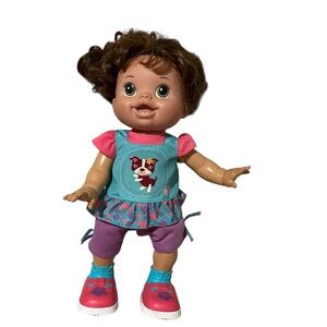 Hasbro Baby Alive Baby Wanna Walk Talking 14" Doll 2011 interactive
